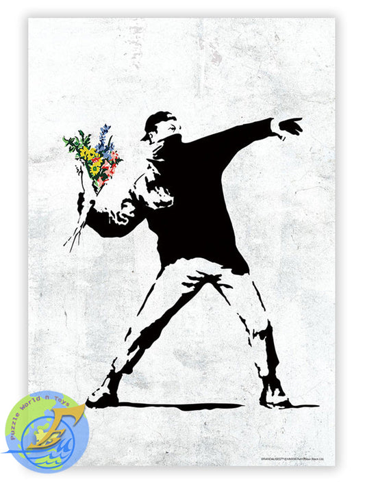 BANKSY’S GRAFFITI (Flower Bomber)