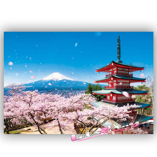 櫻花富士五重塔