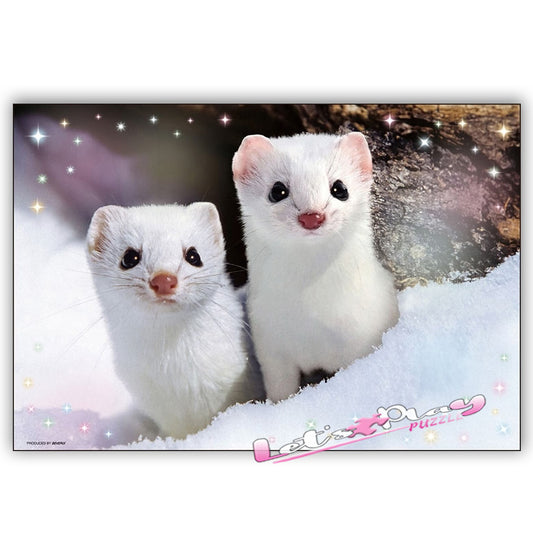 雪地小精靈~白鼬